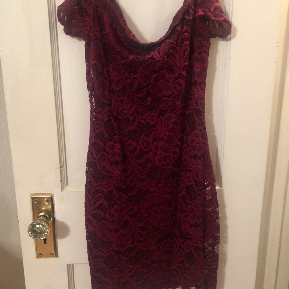 Off the shoulder dress